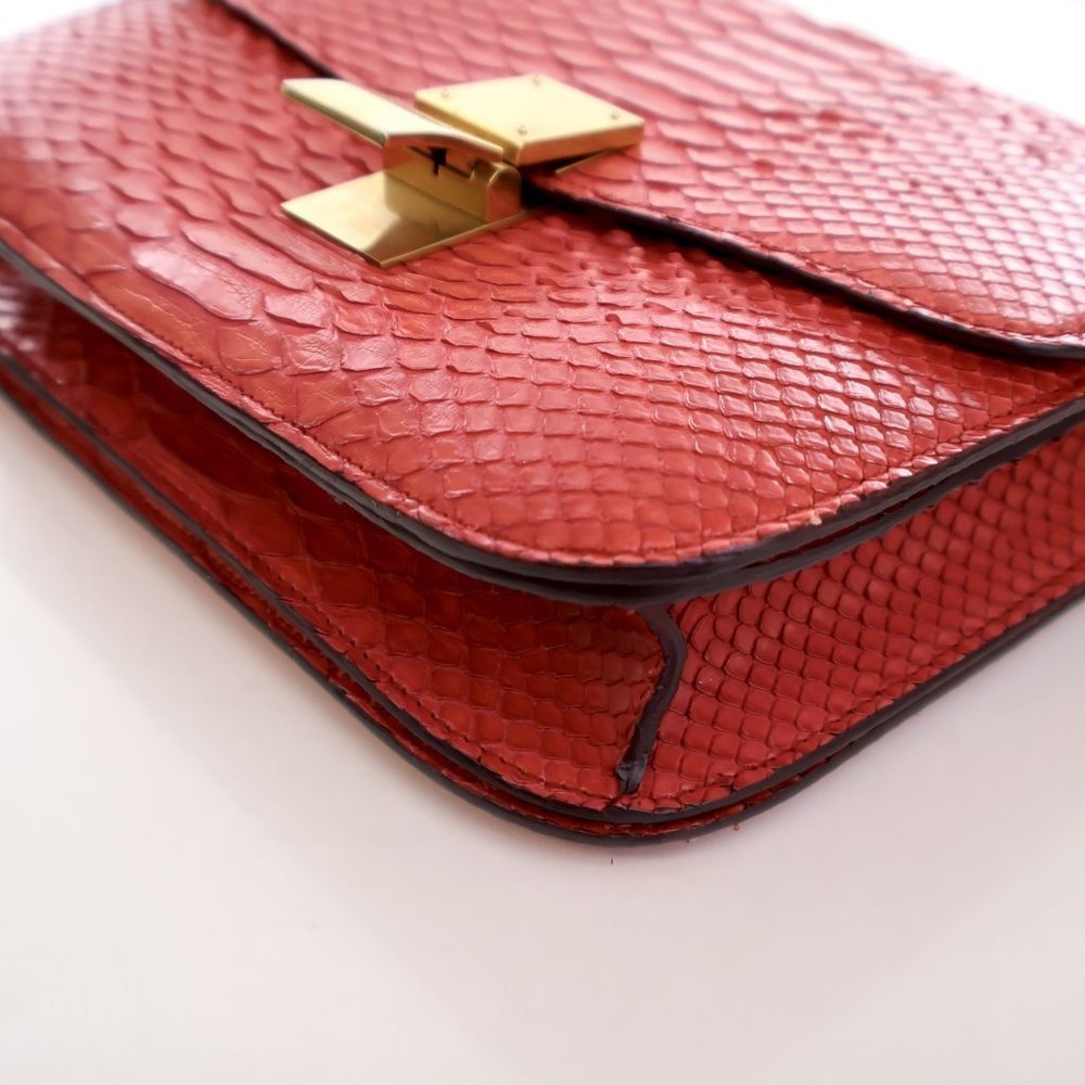 Celine Medium Python Box Bag - image 8